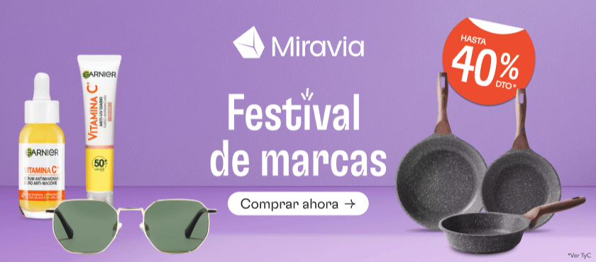 Códigos descuento Miravia