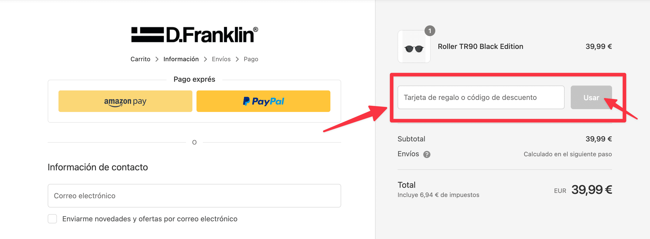 Codigo descuento D.Franklin y Cashback 7 en Octubre 2024