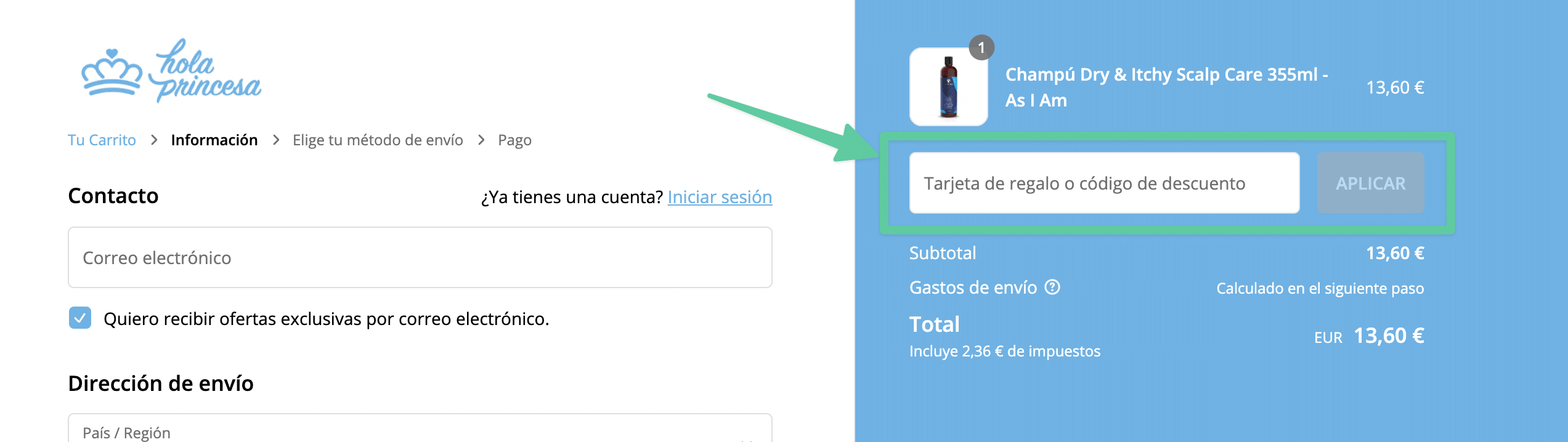 codigodescuento-holaprincesa