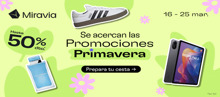 Códigos descuento Miravia