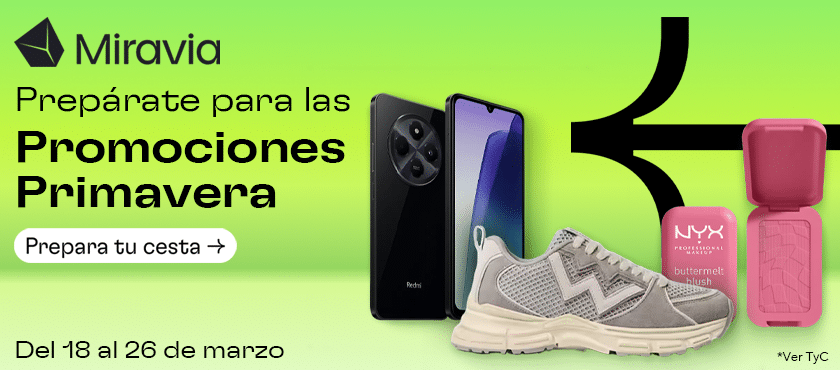 Códigos descuento Miravia