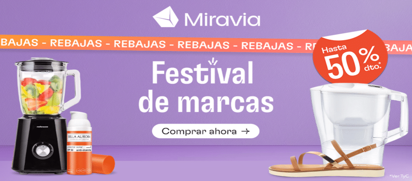 Códigos descuento Miravia