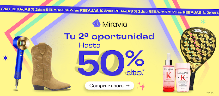 Códigos descuento Miravia
